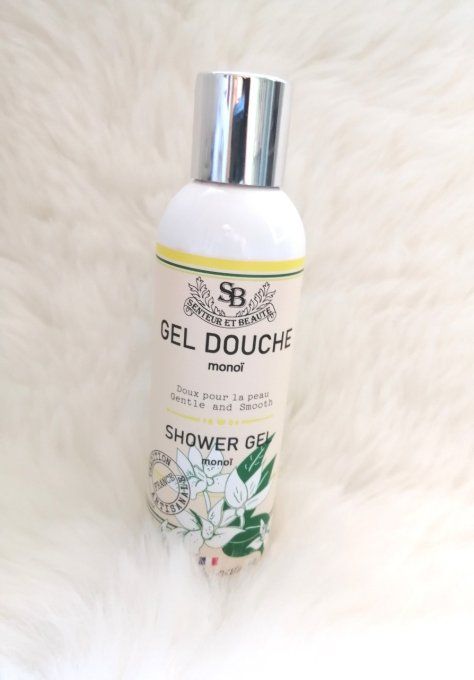 gel douche bio Monoï